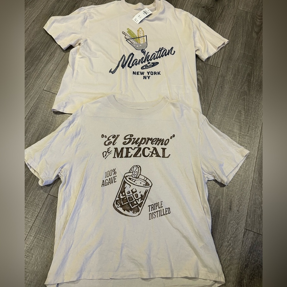 Abercrombie and Fitch graphic tees. Size XS.